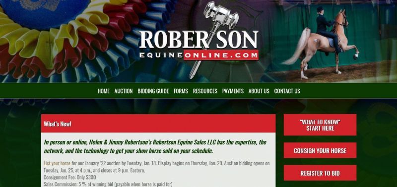 Robertson Equine Sales