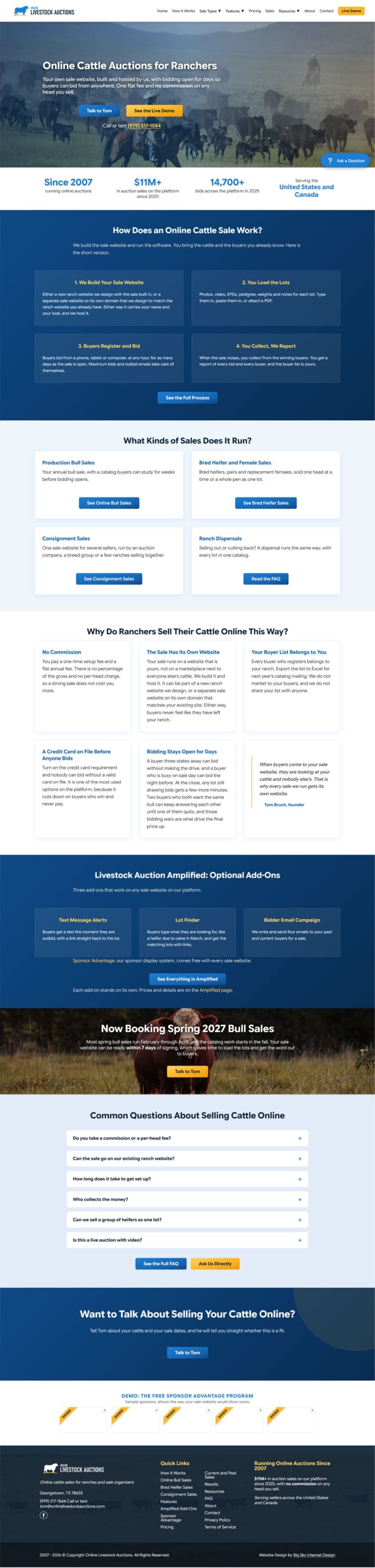 Online Livestock Auction Software