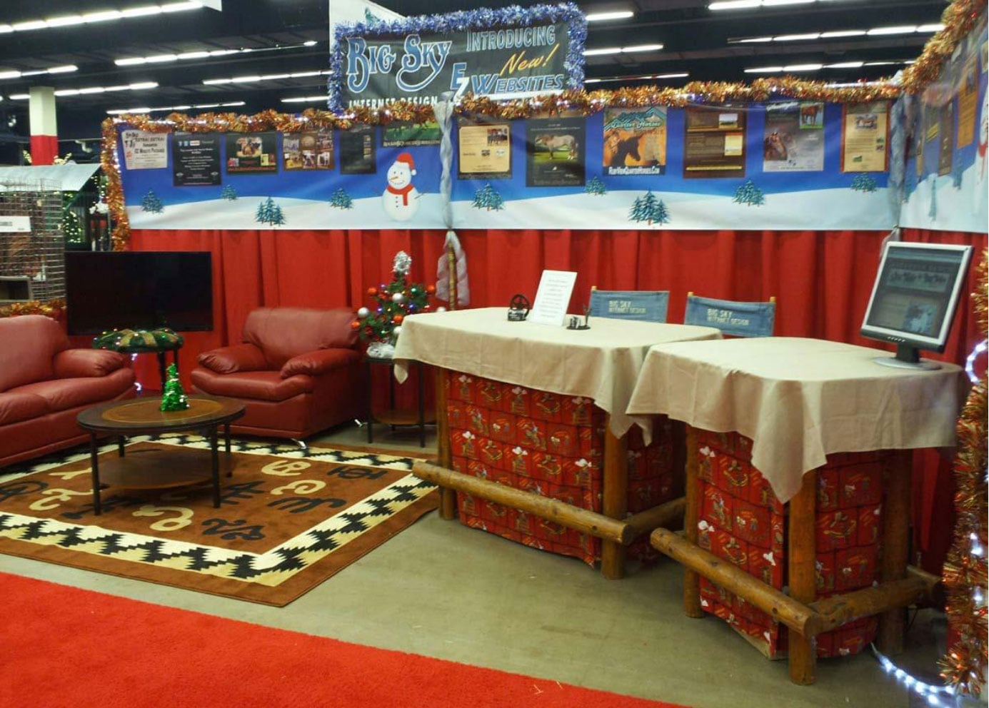 Our sponsor booth at the 2012 NCHA Futurity